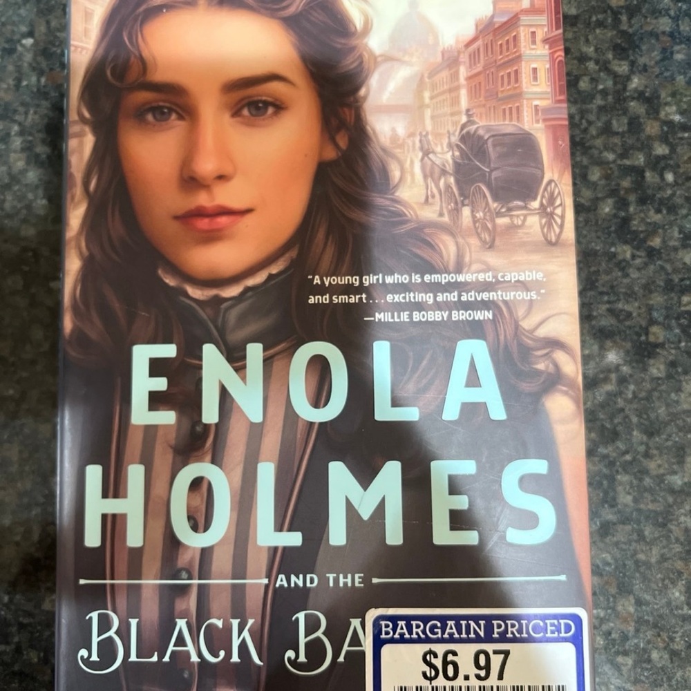 Enola Holmes and the Black Barouche Book